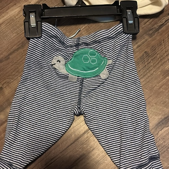 Baby Onesie and Striped Pants Set - Picture 3 of 4